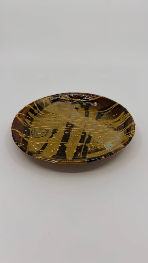 Small Abtsract Honey plate