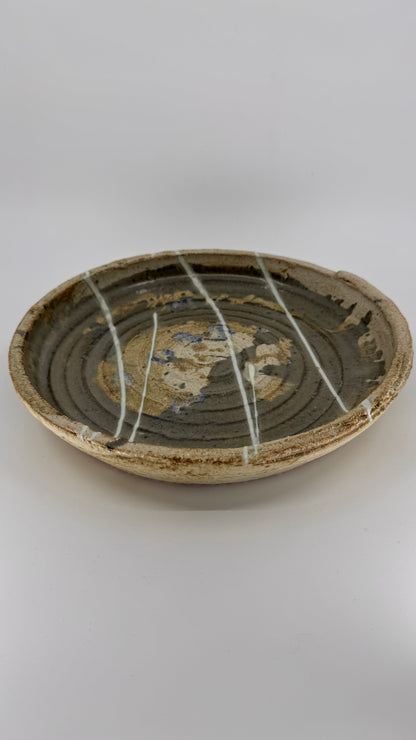 Large platter with Ash glaze
